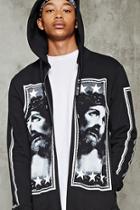 Forever21 Jesus Graphic Zip-up Hoodie