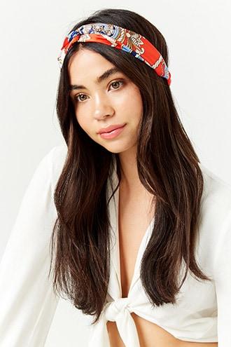 Forever21 Nautical Satin Headwrap