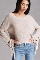 Forever21 Fate Lace-up Sweater