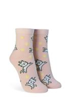 Forever21 Unicorn Cat Print Crew Socks