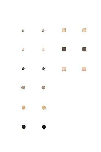 Forever21 Geo Shape Stud Earring Set