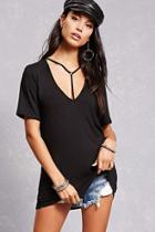 Forever21 T-strap O-ring Tee