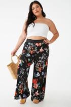 Forever21 Plus Size Floral Print Pants