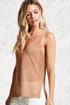 Forever21 Contemporary Chainmail Tank Top