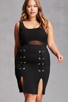 Forever21 Plus Size M-slit Skirt
