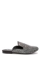 Forever21 Embellished Faux Suede Loafer Mules