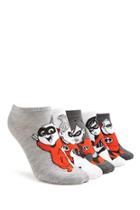 Forever21 The Incredibles Graphic Ankle Socks - 5 Pack
