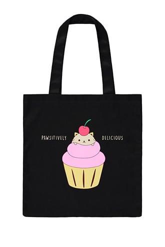 Forever21 Pawsitively Delicious Graphic Eco Tote Bag