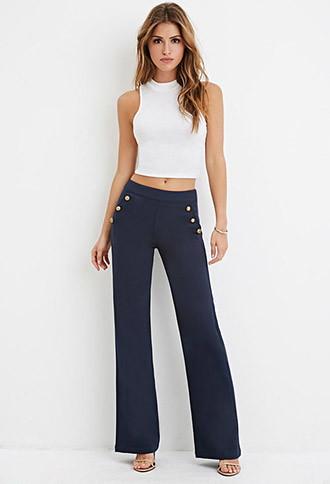 Forever21 Wide-leg Sailor Pants