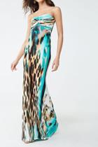 Forever21 Abstract Animal Print Dress