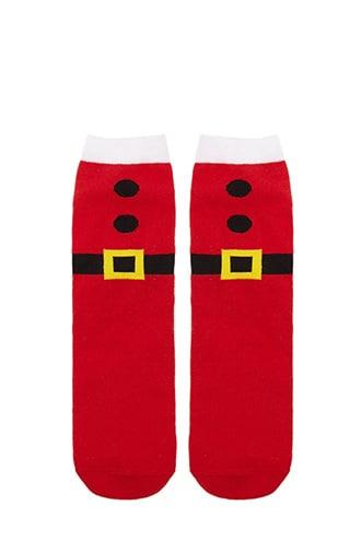 Forever21 Santa Crew Socks