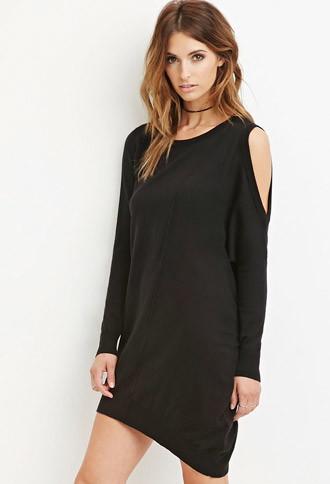 Love21 Open-shoulder Dress