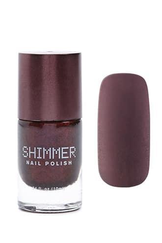Forever21 Burgundy Shimmer Nail Polish