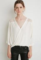 Love21 Eyelash Lace-paneled Twist Top