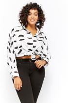 Forever21 Plus Size Brushstroke Print Shirt