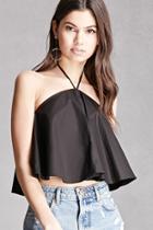 Forever21 Halter Trapeze Crop Top
