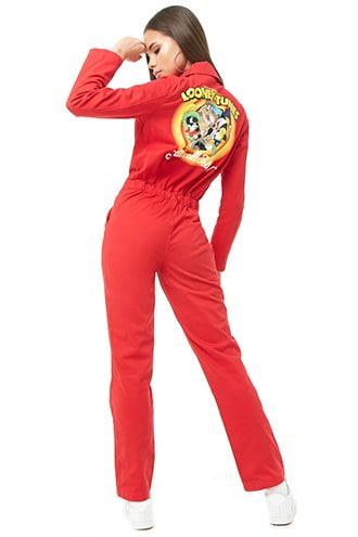 Forever21 Looney Tunes Graphic Utility Jumpsuit