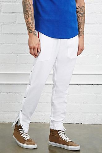 21 Men Men's  Entree Button-up Joggers