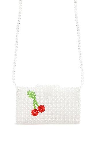 Forever21 Beaded Cherry Accent Crossbody