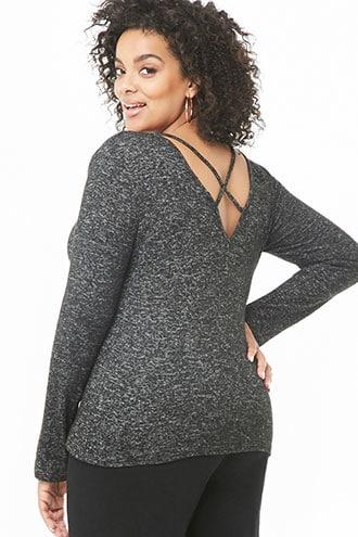Forever21 Plus Size Crisscross Strappy Top