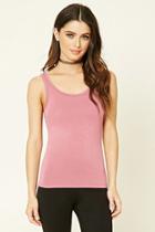 Forever21 Women's  Orchid Scoop Back Tank