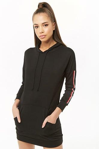 Forever21 Hooded French Terry Mini Dress