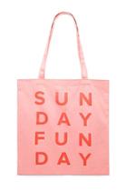 Forever21 Sunday Funday Canvas Tote