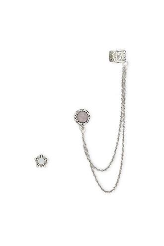 Forever21 Faux Stone Ear Cuff Set