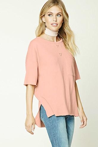 Love21 Women's  Contemporary Dolman Sweatshirt