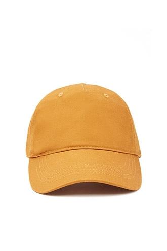 Forever21 Women's  Sunset Gold Canvas Baseball Cap