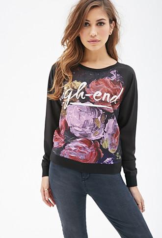 Forever21 High-end Graphic Top