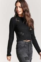 Forever21 Distressed O-ring Top
