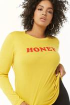 Forever21 Plus Size Honey Graphic Top