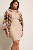 Forever21 Plus Size Open-front Stripe Cardigan