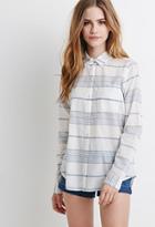 Forever21 Contrast-striped Shirt