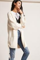 Forever21 Lantern-sleeve Cardigan