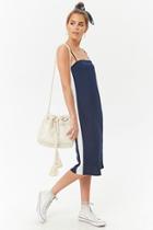 Forever21 Cutout Stripe-trim Dress