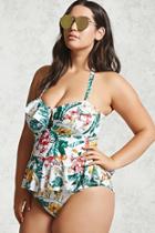 Forever21 Plus Size Floral One-piece