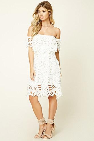 Forever21 Women's  Haute Rogue Crochet Dress