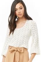 Forever21 Open-knit Cutout Sweater