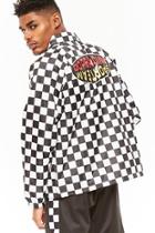 Forever21 Dope Checkered Coach Jacket