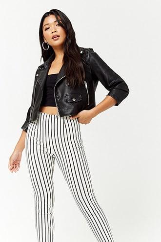 Forever21 Striped Woven Pants