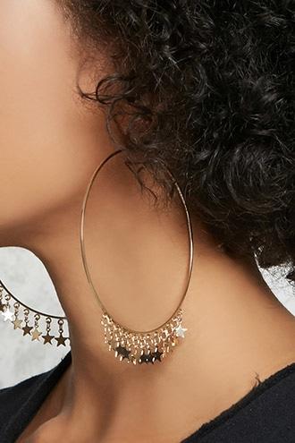 Forever21 Star Accent Drop Earrings
