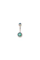 Forever21 Iridescent Faux Gem Belly Ring
