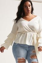 Forever21 Plus Size Studded Ruffle Top