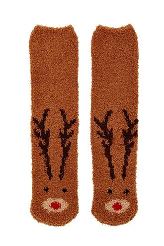 Forever21 Reindeer Crew Socks - 2 Pack