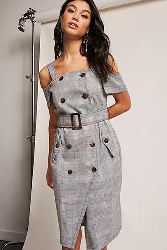 Forever21 Twelve Glen Plaid Dress