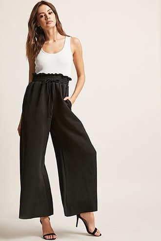 Forever21 Combo Wide-leg Jumpsuit