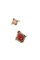 Forever21 Teardrop Faux Stone Ring Set