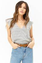 Forever21 Abstract Dot Print Top